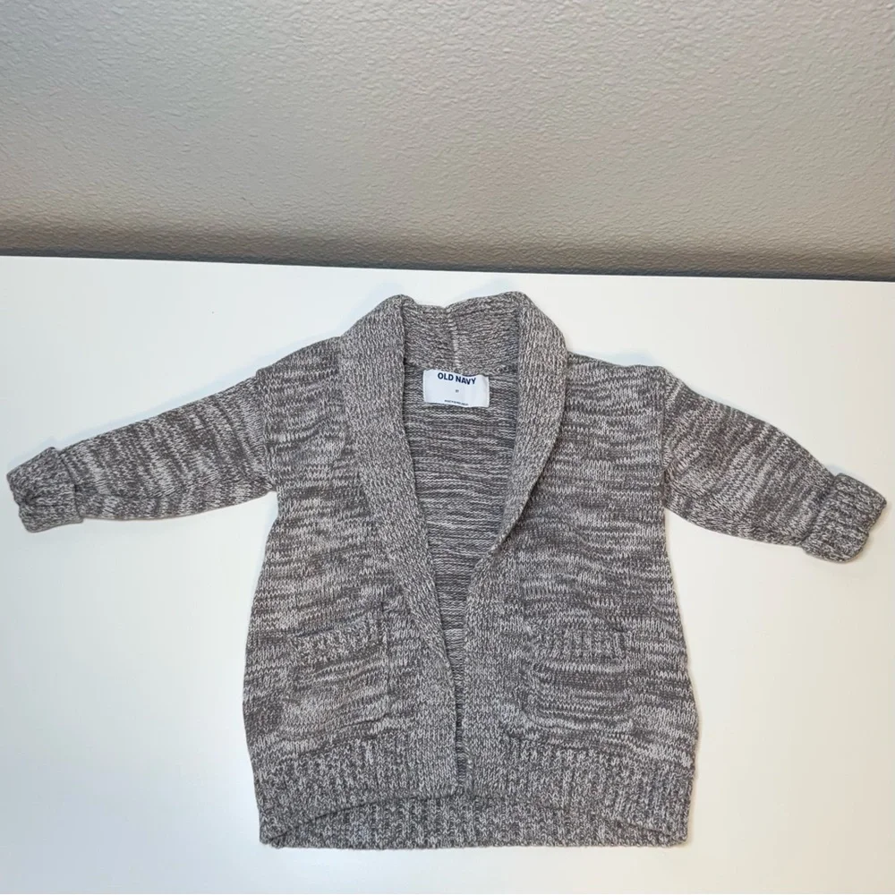 Old Navy Chunky Knit Open Front Cardigan Sweater